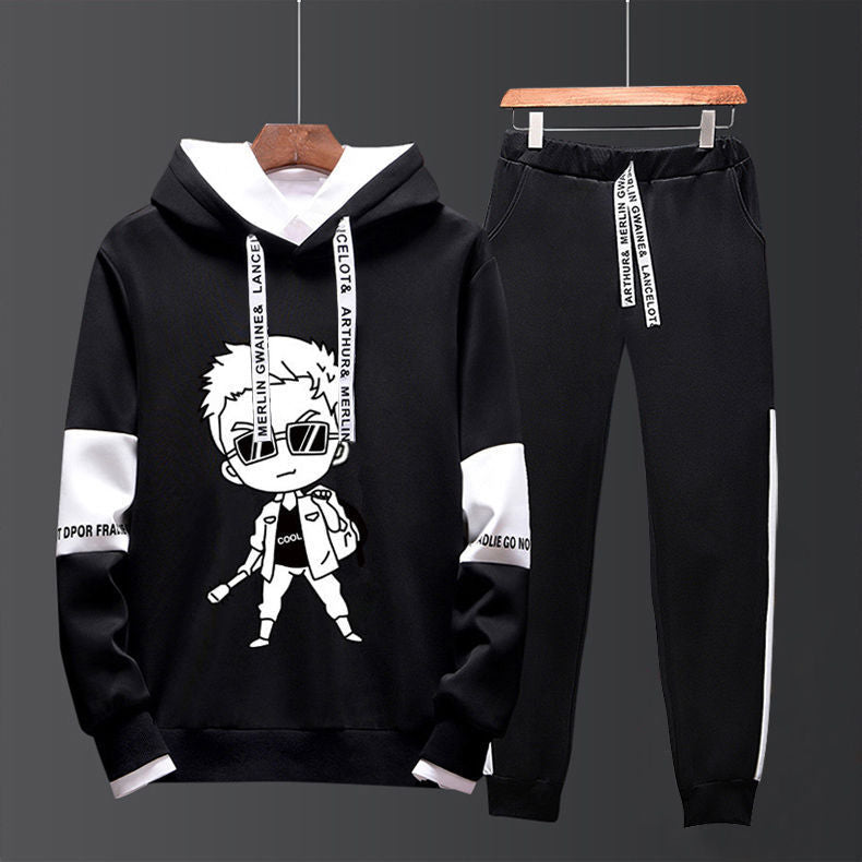 Sweatshirt K-style Trendy Men's Casual Suit