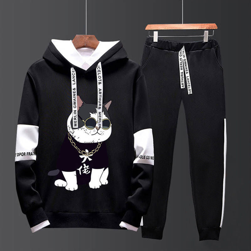Sweatshirt K-style Trendy Men's Casual Suit