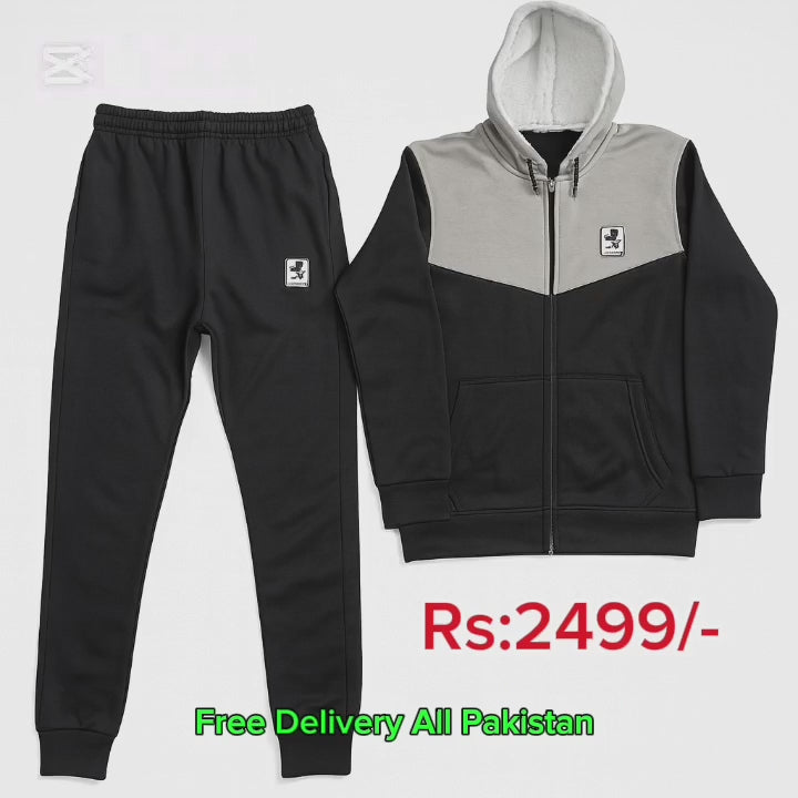 Winter leather jacket