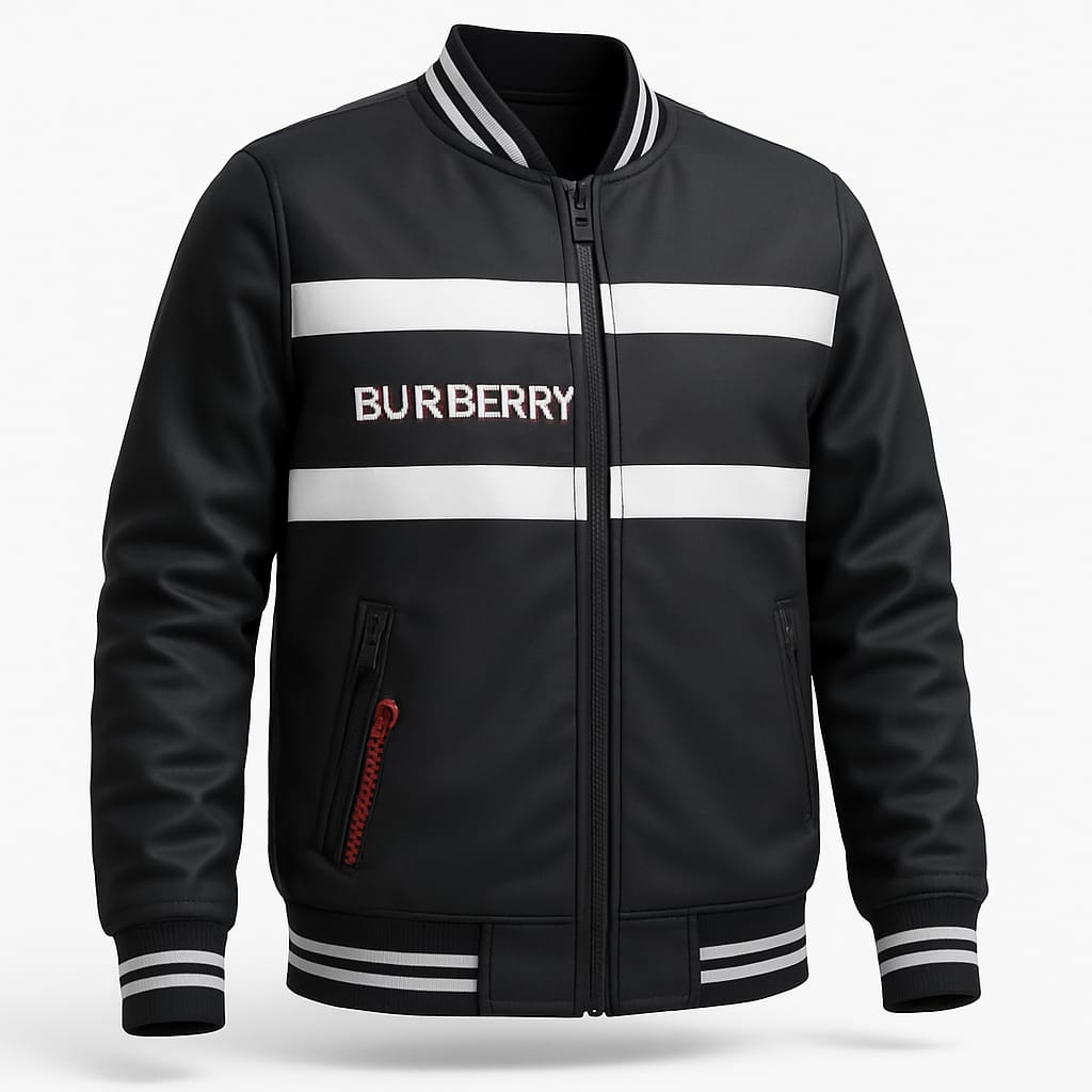 Winter leather jacket