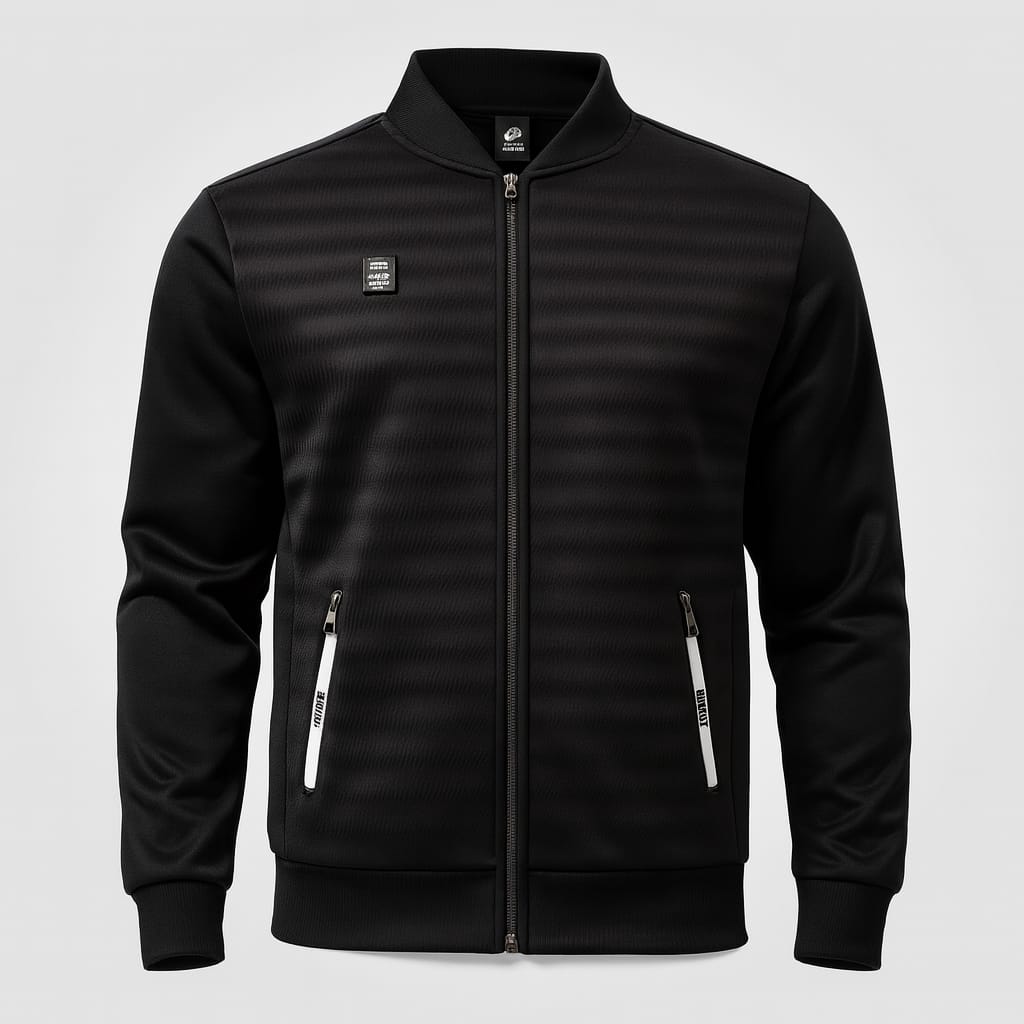 Winter leather jacket