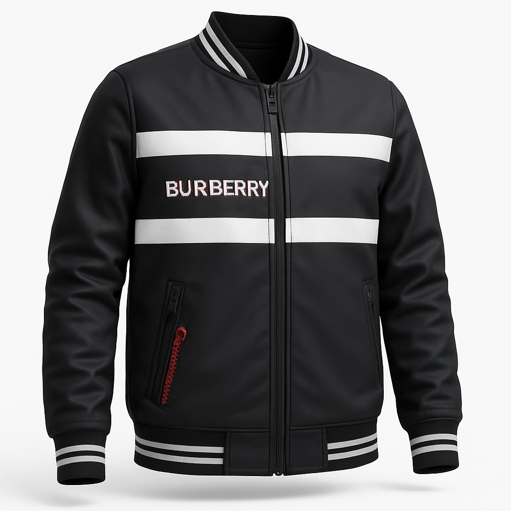 Winter leather jacket